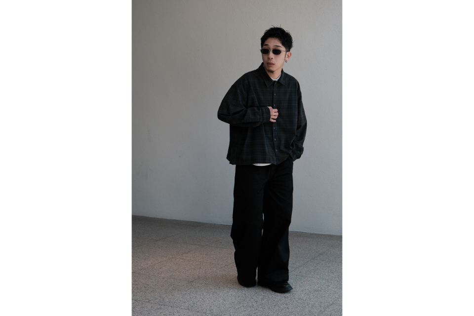 Nurari 23 AW 23- Em. ESP. crop plaid shirt 1 (1)