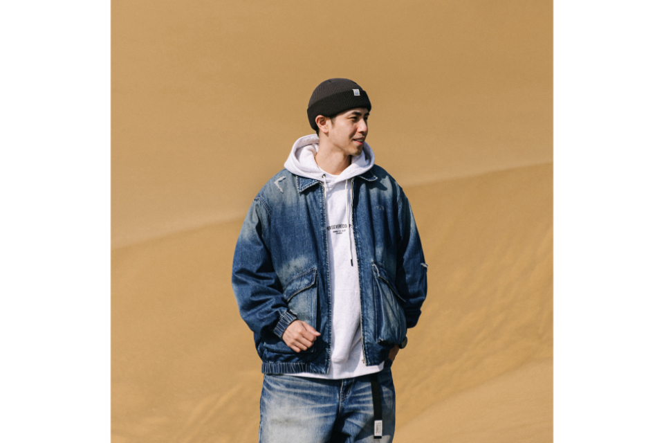 PERSEVERE 23 AW Denim Harrington Jacket (7)