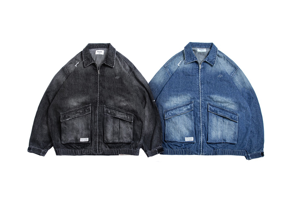 PERSEVERE 23 AW Denim Harrington Jacket (9)
