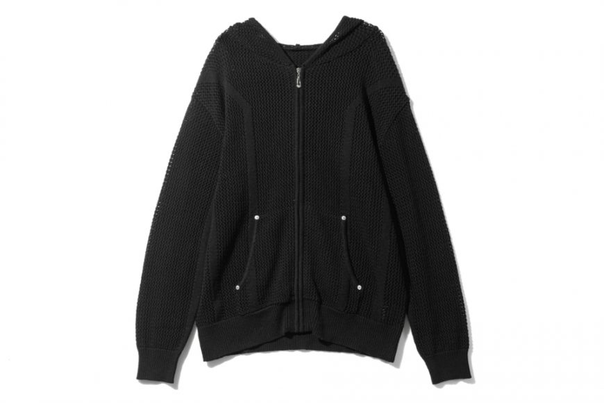 REMIX 23 AW ZZZip-UP Knitted Hoodie (3)
