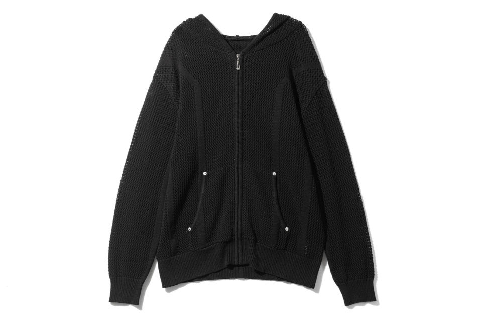 REMIX 23 AW ZZZip-UP Knitted Hoodie (3)