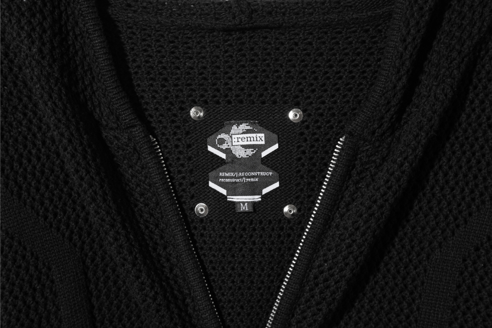 REMIX 23 AW ZZZip-UP Knitted Hoodie (5)