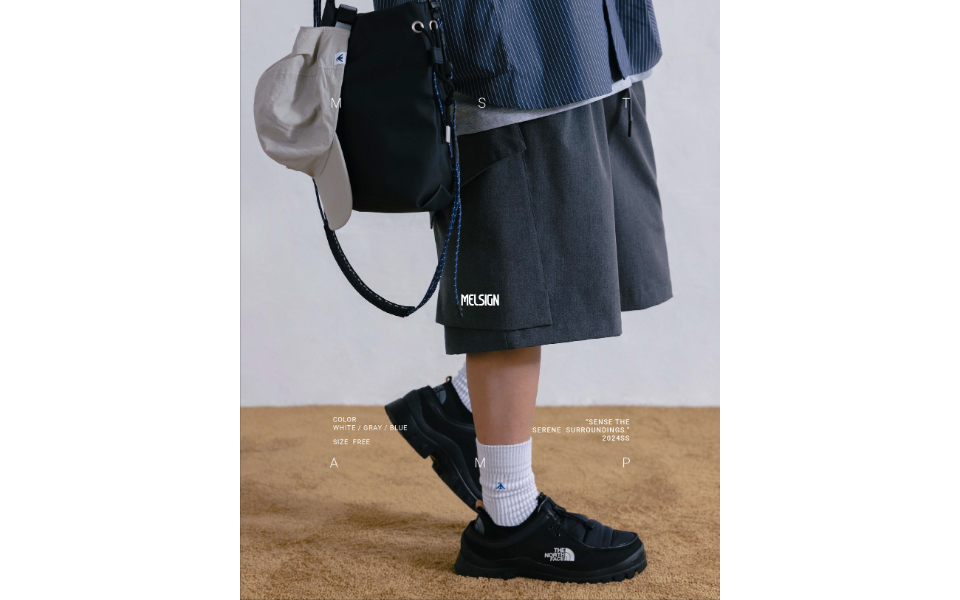 MELSIGN 24 SS M Stamp Comfy Socks (2)