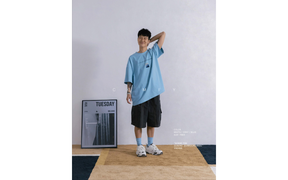 MELSIGN 24 SS M Stamp Comfy Socks (7)