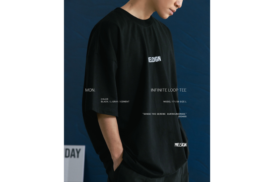 MELSIGN 24 SS Mon. Infinite loop Tee (3)