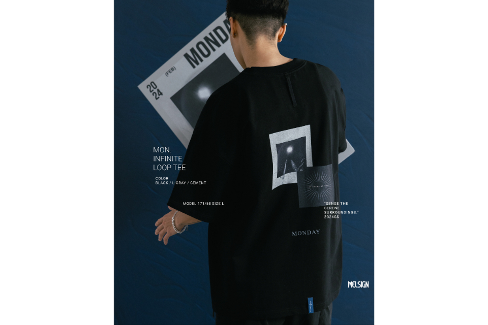 MELSIGN 24 SS Mon. Infinite loop Tee (4)
