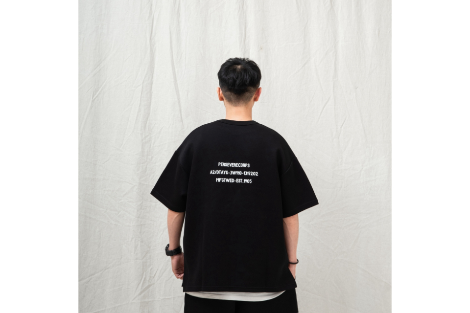 PERSEVERE 24 SS Anti-Wrinkle Casual Cotton T-Shirt (4)