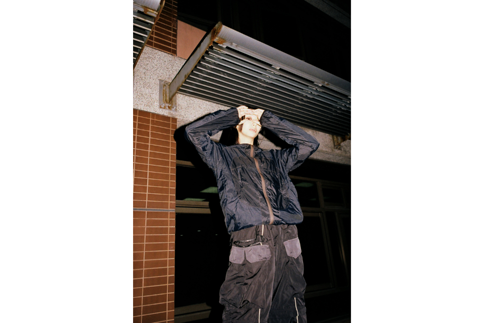 REMIX 24 SS W1 Check Zipped Windbreaker Jacket (2)