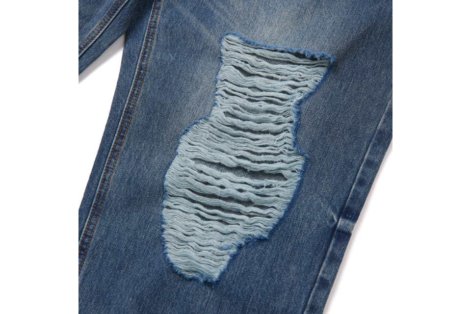 SMG 23 AW Destroyed Washed Denim Pants (6)