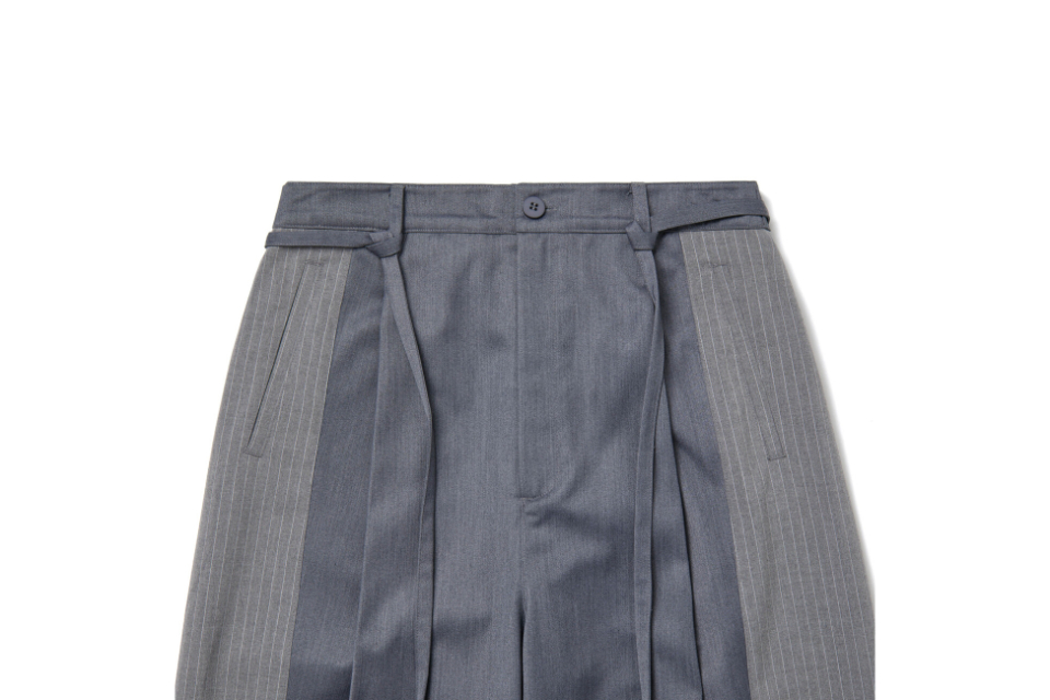 MELSIGN 24 SS April Stripe Splicing Trousers (19)