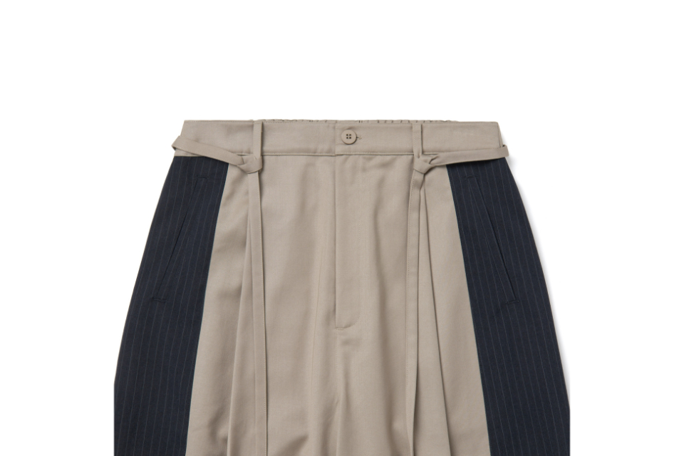 MELSIGN 24 SS April Stripe Splicing Trousers (26)