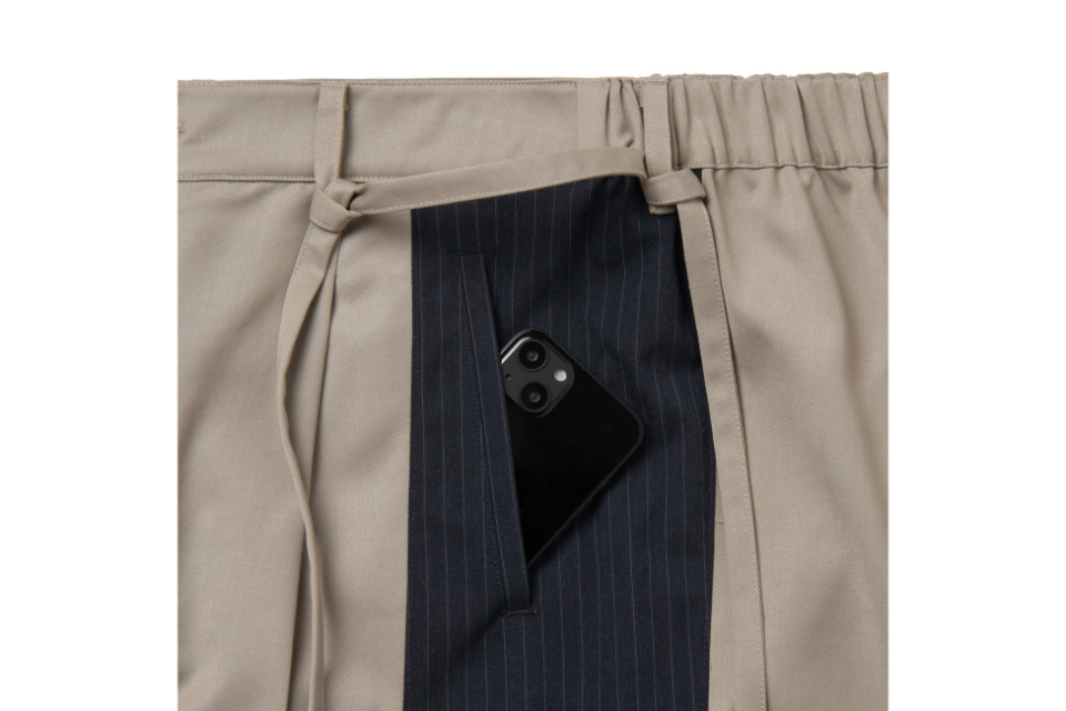 MELSIGN 24 SS April Stripe Splicing Trousers (28)
