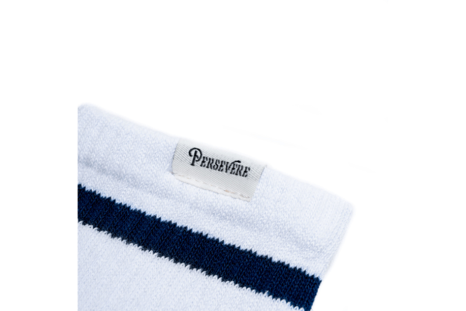 PERSEVERE 24 SS Authentic Stripe Crew Socks (24)
