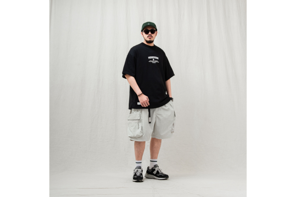 PERSEVERE 24 SS Water-Repellent Nylon Cargo Shorts (5)