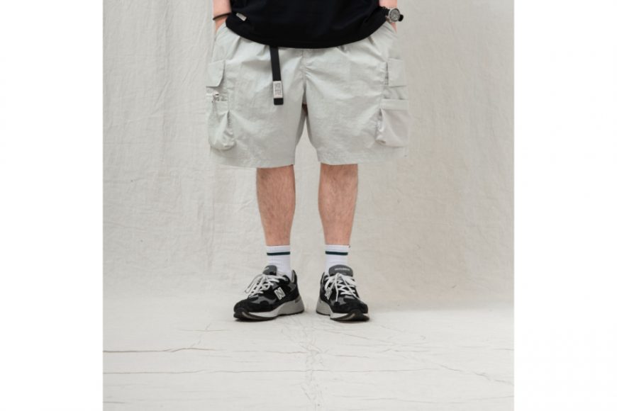 PERSEVERE 24 SS Water-Repellent Nylon Cargo Shorts (7)