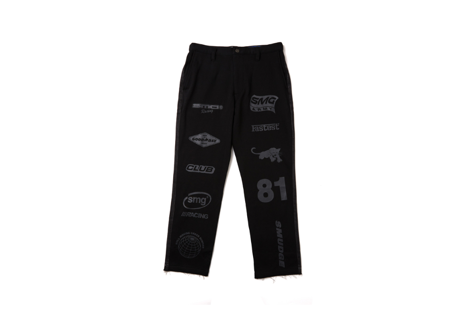 SMG 23 AW Patchwork Graphic Print Trousers (4)