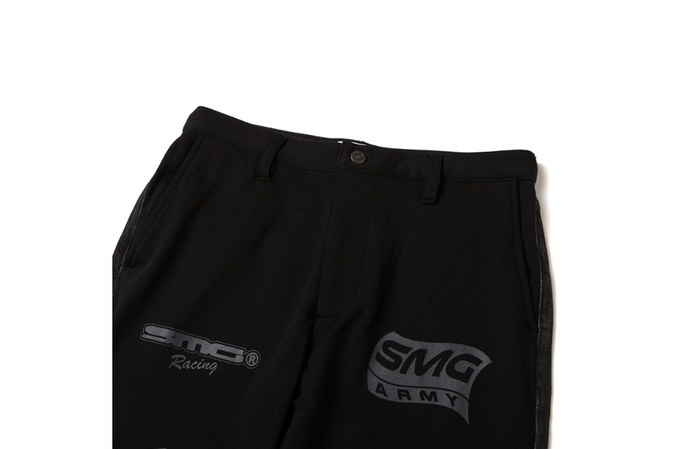 SMG 23 AW Patchwork Graphic Print Trousers (6)