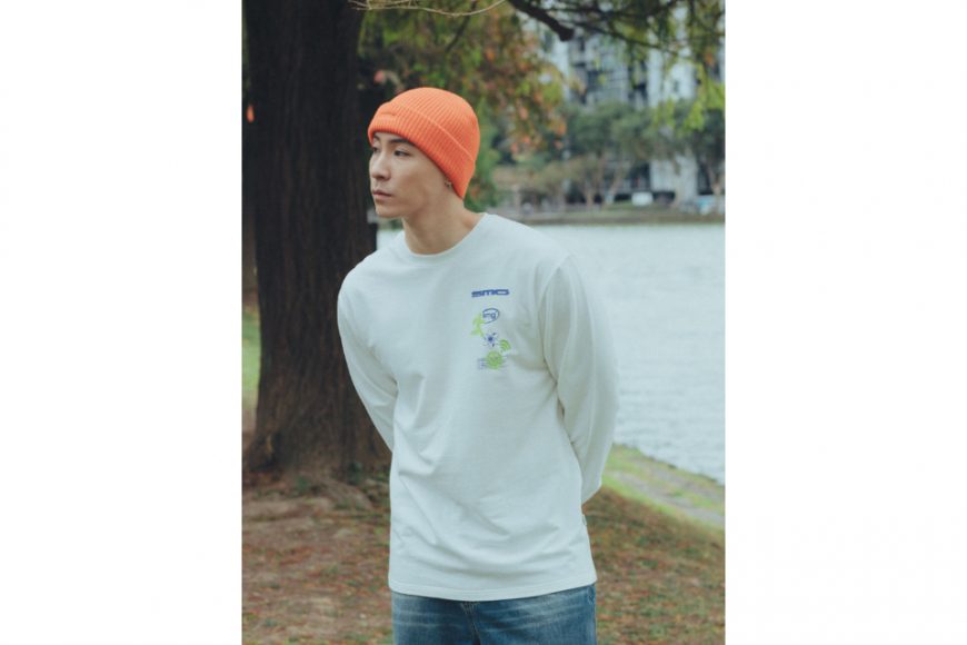 SMG 23 AW Remade Orange Graphic LS Tee (1)
