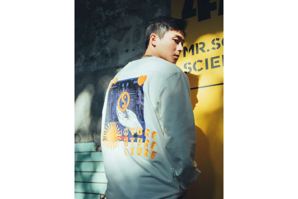 SMG 23 AW Remade Orange Graphic LS Tee (15)