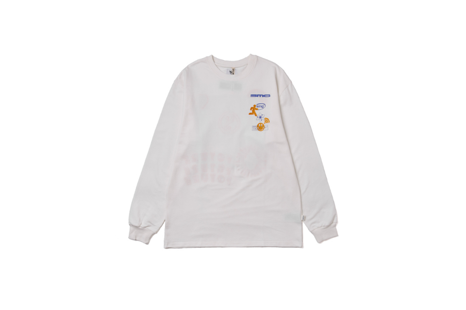 SMG 23 AW Remade Orange Graphic LS Tee (20)