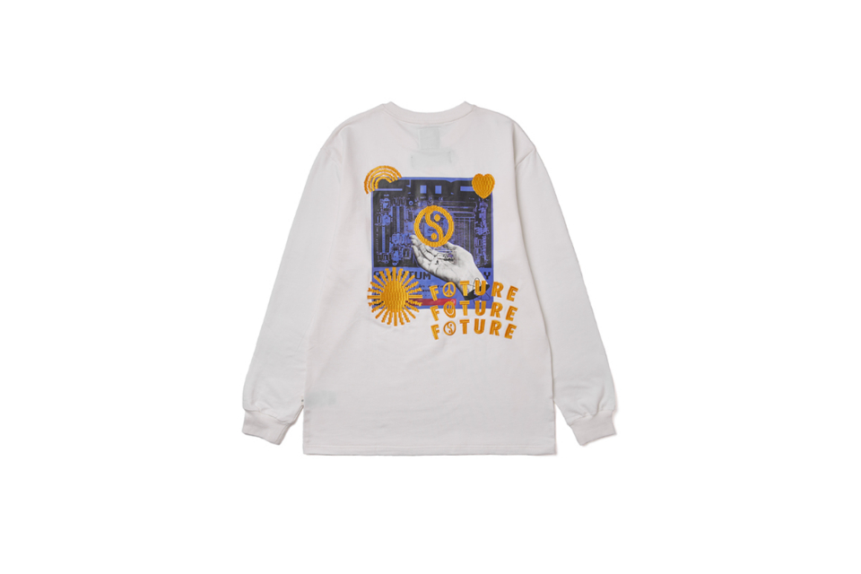 SMG 23 AW Remade Orange Graphic LS Tee (21)