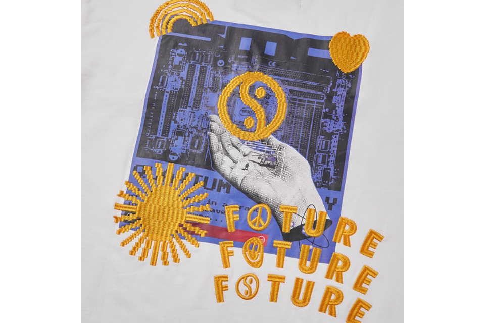 SMG 23 AW Remade Orange Graphic LS Tee (23)