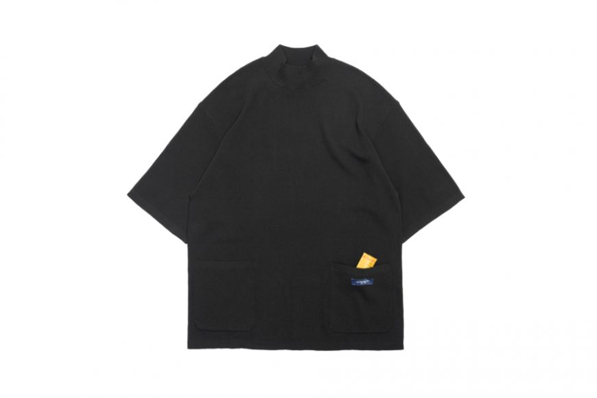 CentralPark.4PM 24 SS High Gauge Mock Neck Knit Tee (5)