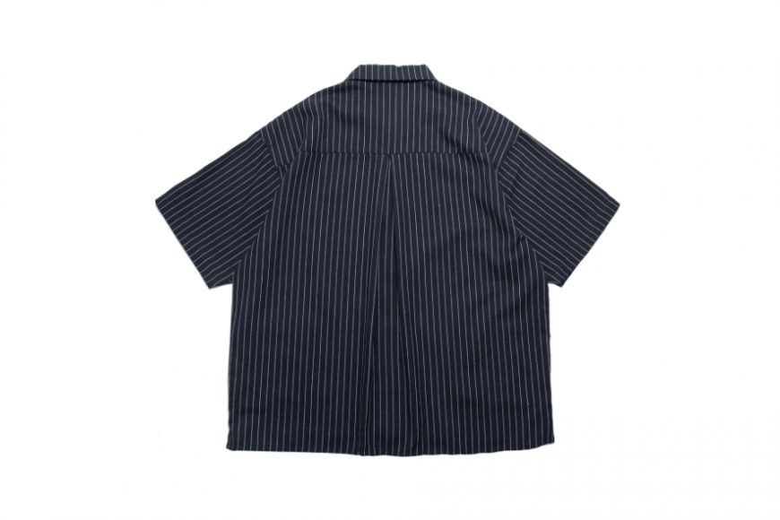 CentralPark.4PM 24 SS Open Collar Stripe Shirt (10)