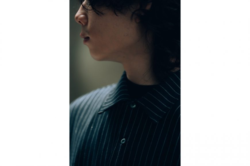 CentralPark.4PM 24 SS Open Collar Stripe Shirt (4)