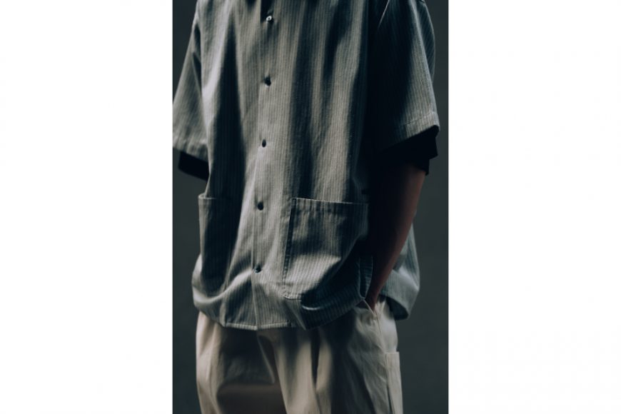 CentralPark.4PM 24 SS Open Collar Stripe Shirt (8)