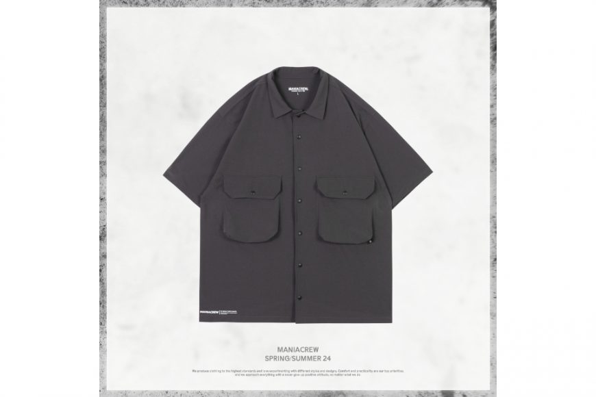 MANIA 24 SS 3D Pocket Camp Collar Shirt (1)