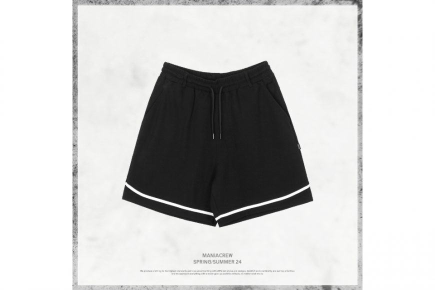 MANIA 24 SS Layered Sweat Shorts (1)