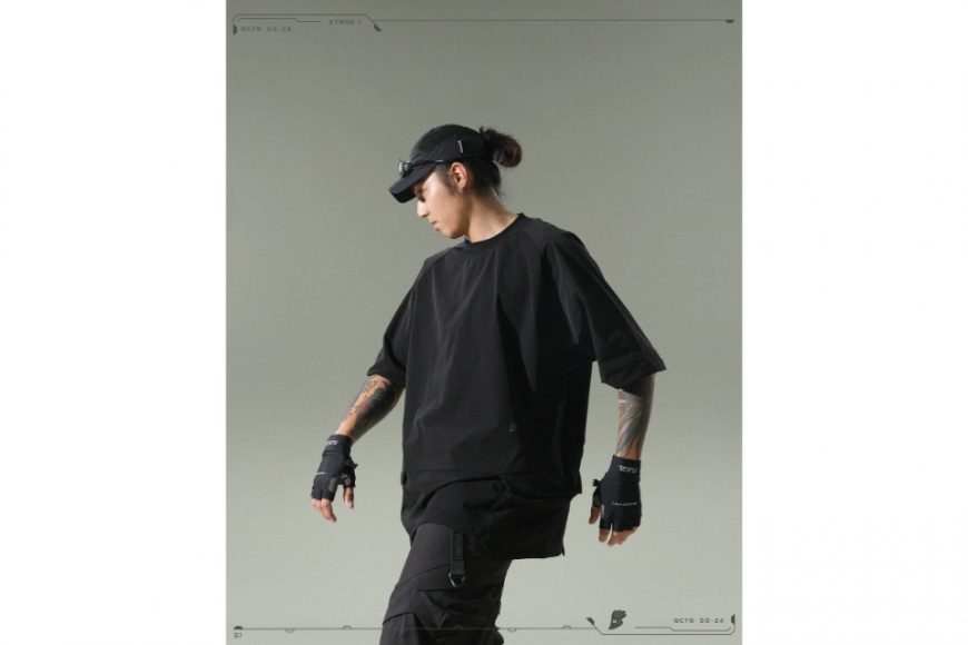 OCTO GAMBOL 24 SS Irregular Polygon Visor T-shirt (1)