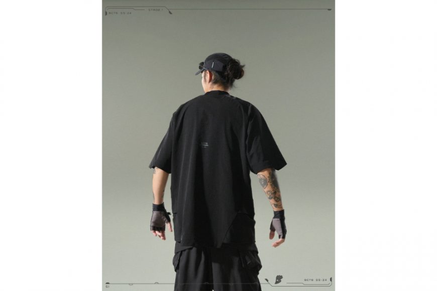 OCTO GAMBOL 24 SS Irregular Polygon Visor T-shirt (2)