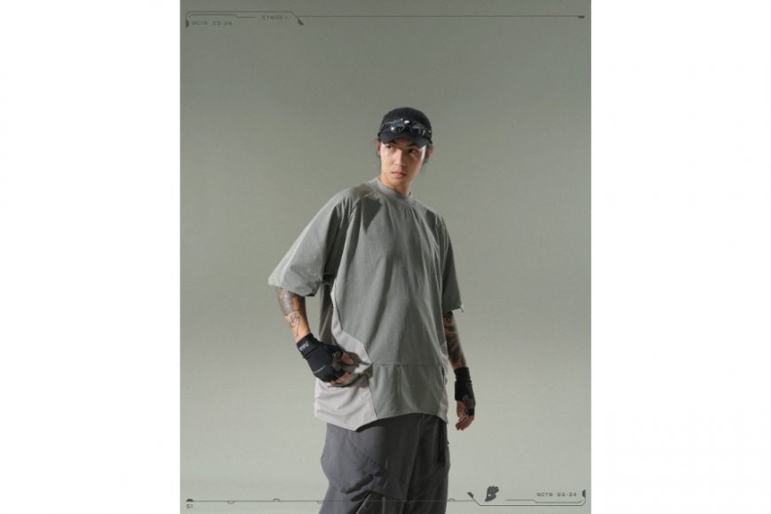 OCTO GAMBOL 24 SS Irregular Polygon Visor T-shirt (3)