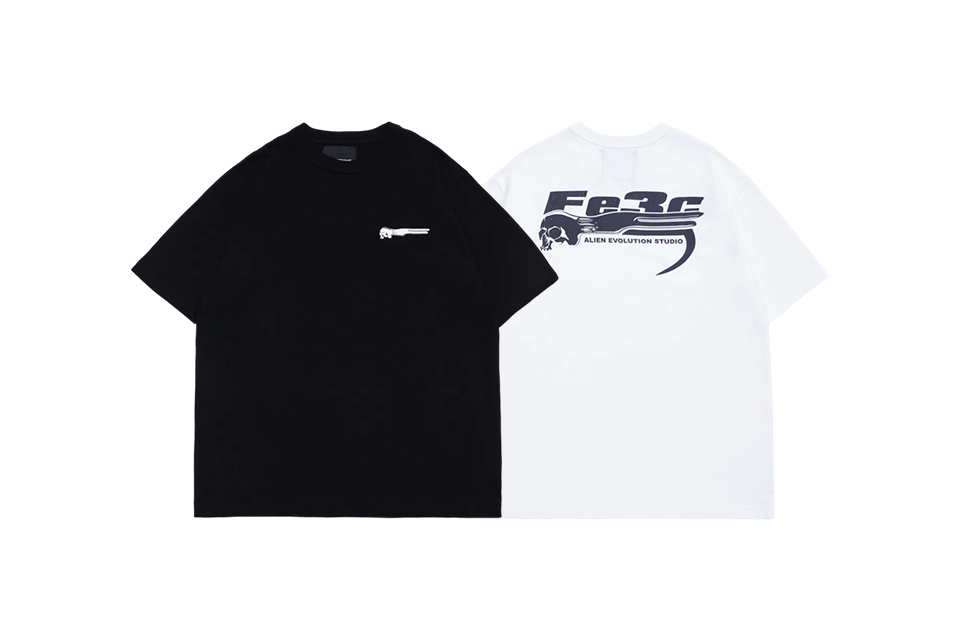 AES x Fe3c 24 SS Skull & F Stripped Tee (0)