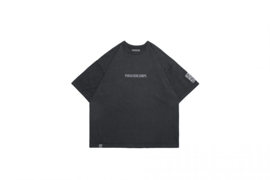 PERSEVERE 24 SS Pigment-Dyed Catchword T-Shirt (10)
