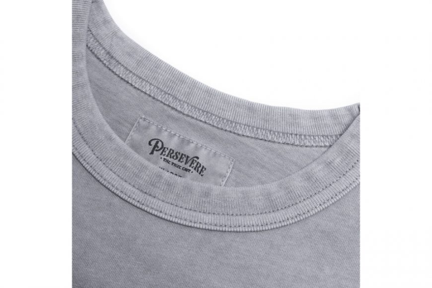 PERSEVERE 24 SS Pigment-Dyed Catchword T-Shirt (19)