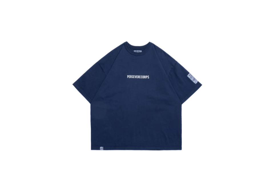 PERSEVERE 24 SS Pigment-Dyed Catchword T-Shirt (22)