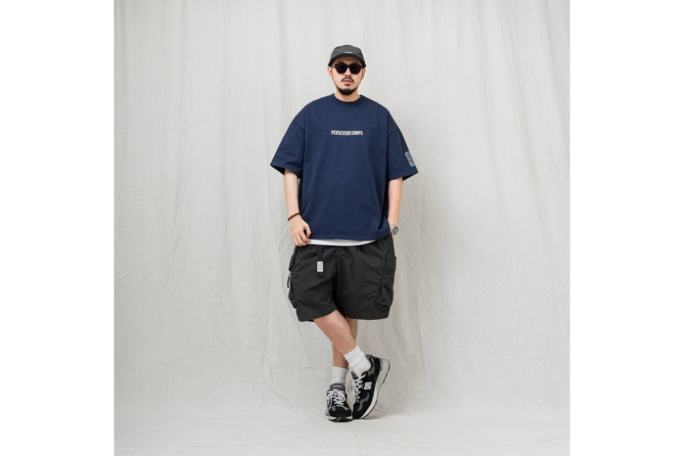 PERSEVERE 24 SS Pigment-Dyed Catchword T-Shirt (5)