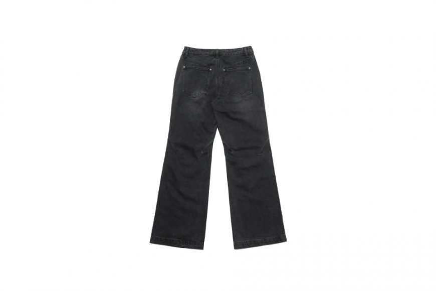 ANONYMOUS TALKING 24 SS Washed Flared Denim Pants (2)