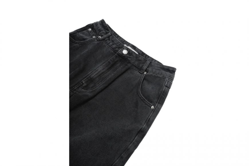 ANONYMOUS TALKING 24 SS Washed Flared Denim Pants (3)