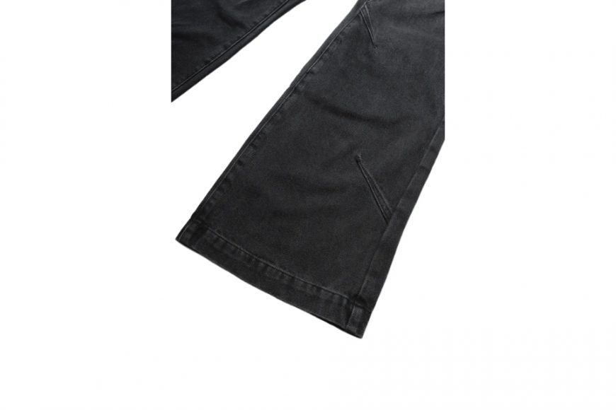 ANONYMOUS TALKING 24 SS Washed Flared Denim Pants (5)