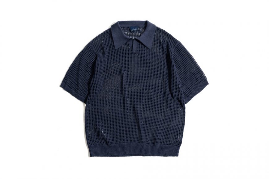 CentralPark.4PM 24 SS Hollow Knitted Polo Shirt (5)