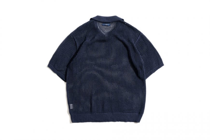 CentralPark.4PM 24 SS Hollow Knitted Polo Shirt (6)