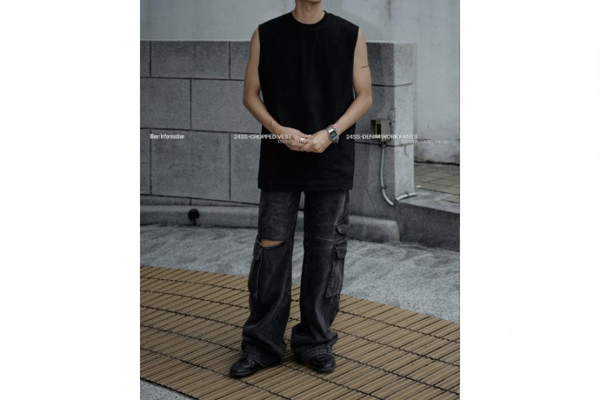 ANONYMOUS TALKING 24 SS 24SS-Cropped Vest (1)