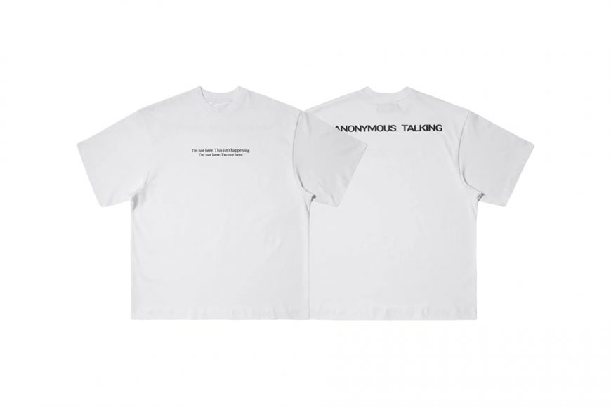 ANONYMOUS TALKING 24 SS 24SS-Lyrics Tee (0)