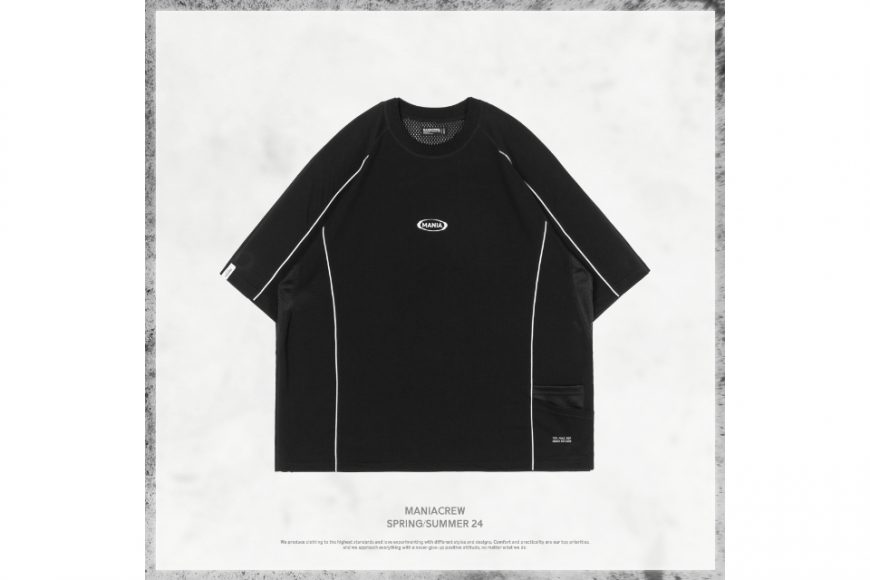 MANIA 24 SS Raglan Sleeve Piping Tee (11)