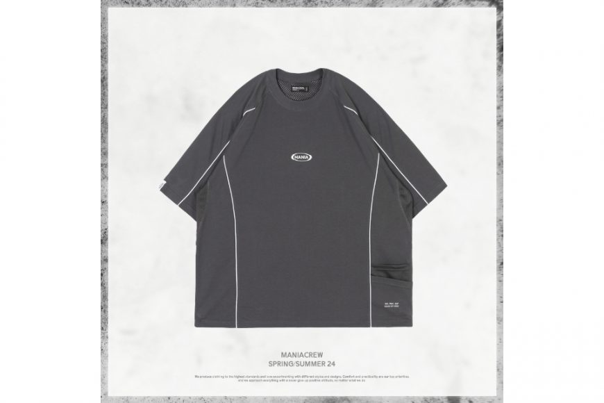 MANIA 24 SS Raglan Sleeve Piping Tee (19)