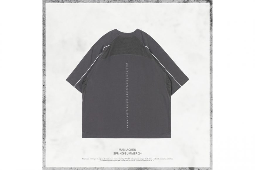 MANIA 24 SS Raglan Sleeve Piping Tee (20)